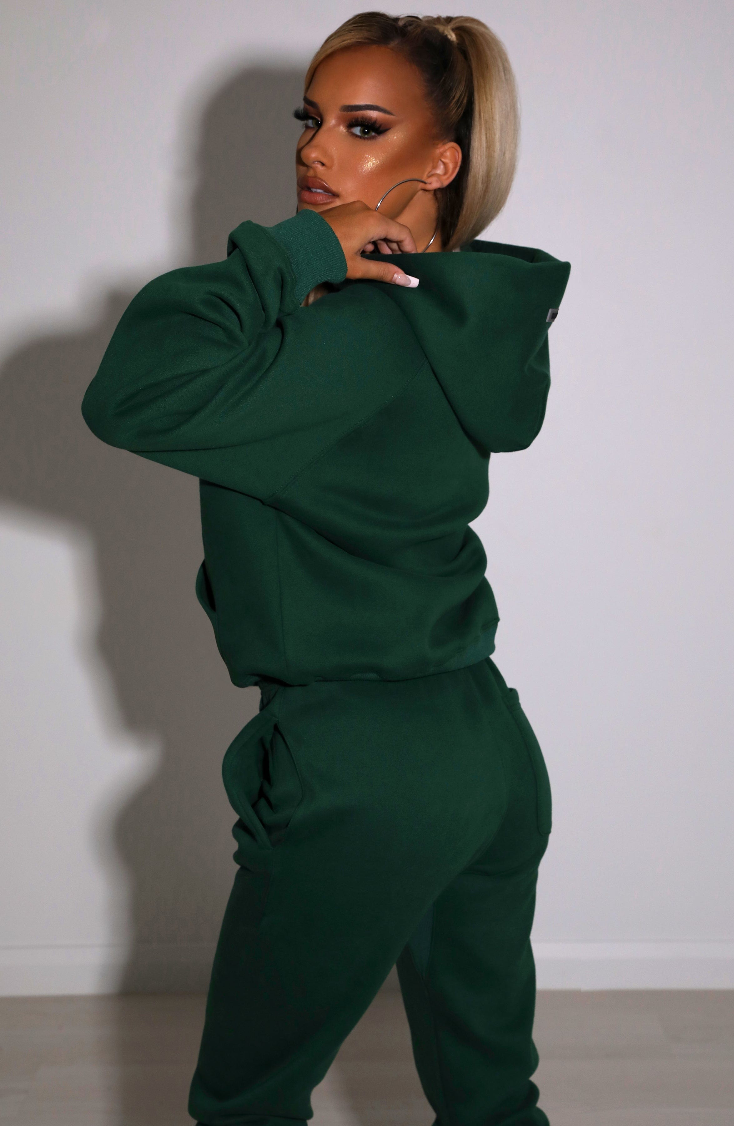 Ivy Luxe Hoodie - Emerald
