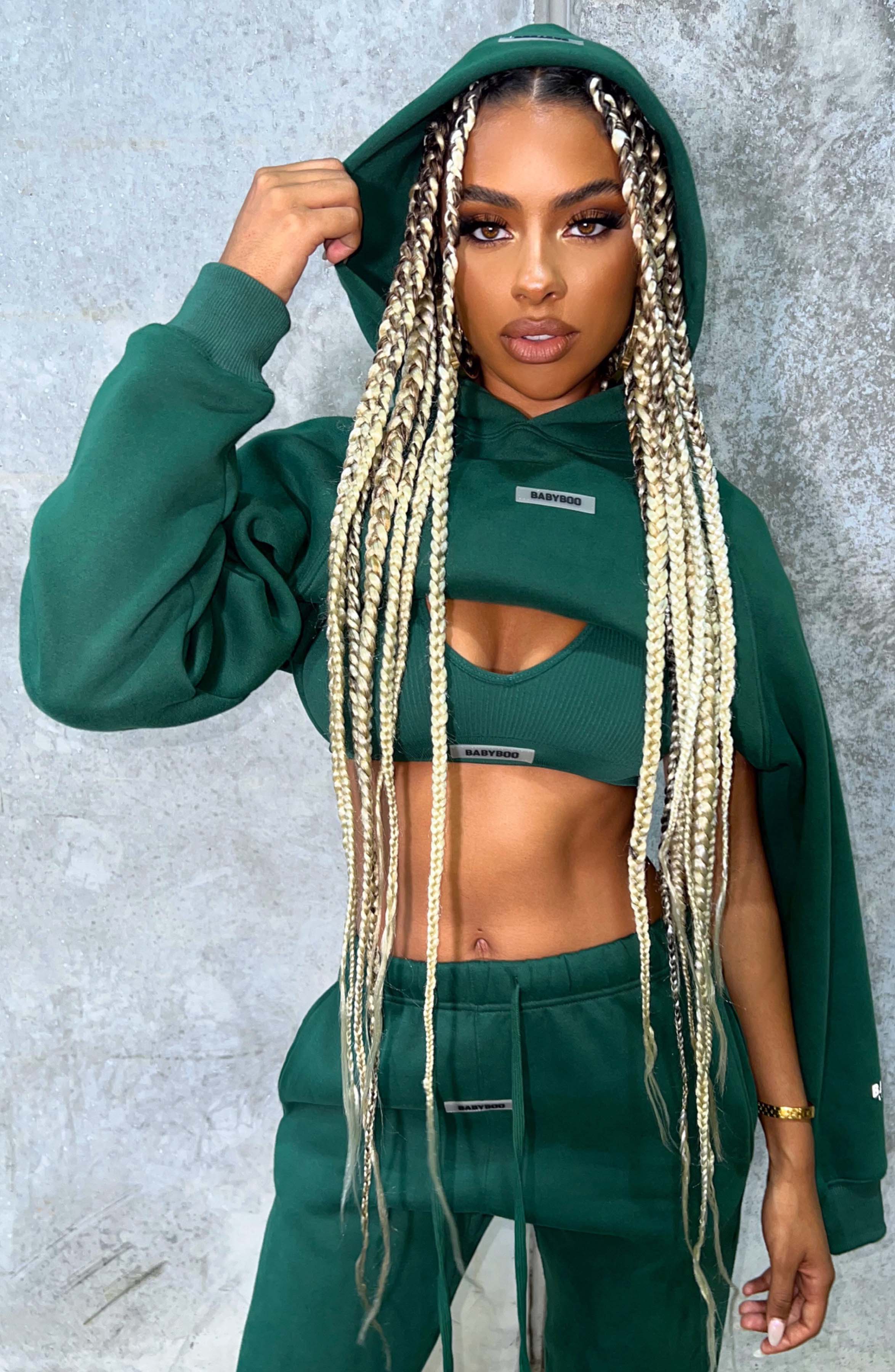 Ivy Luxe Hoodie - Emerald