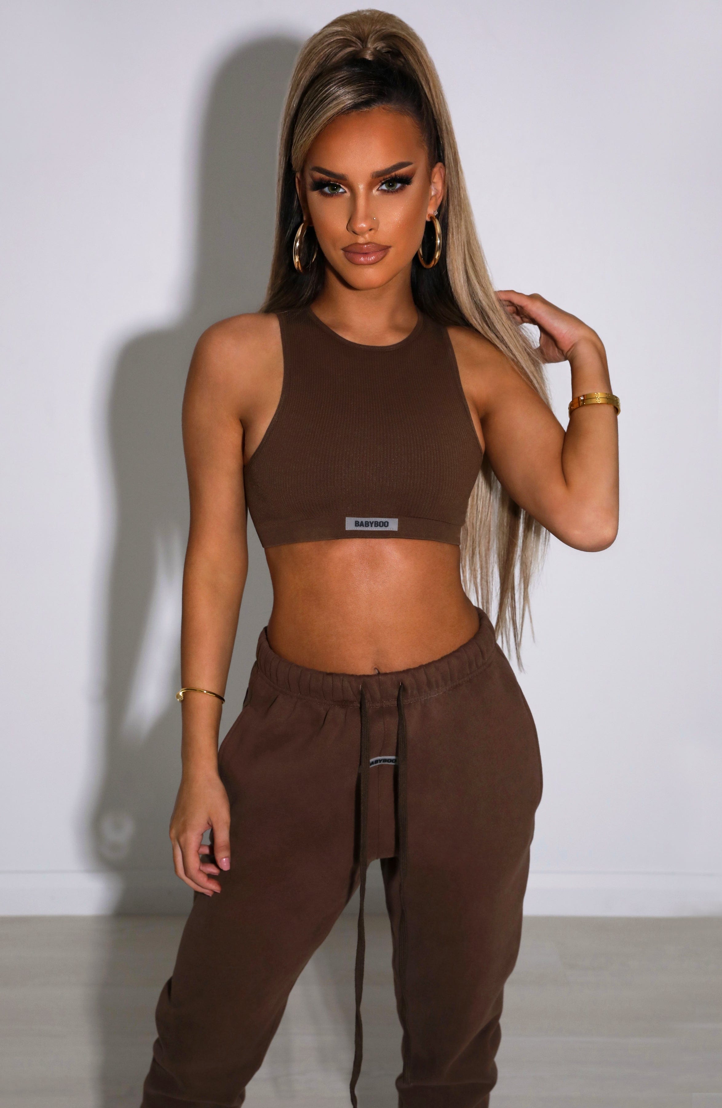 Jae Luxe Crop - Chocolate