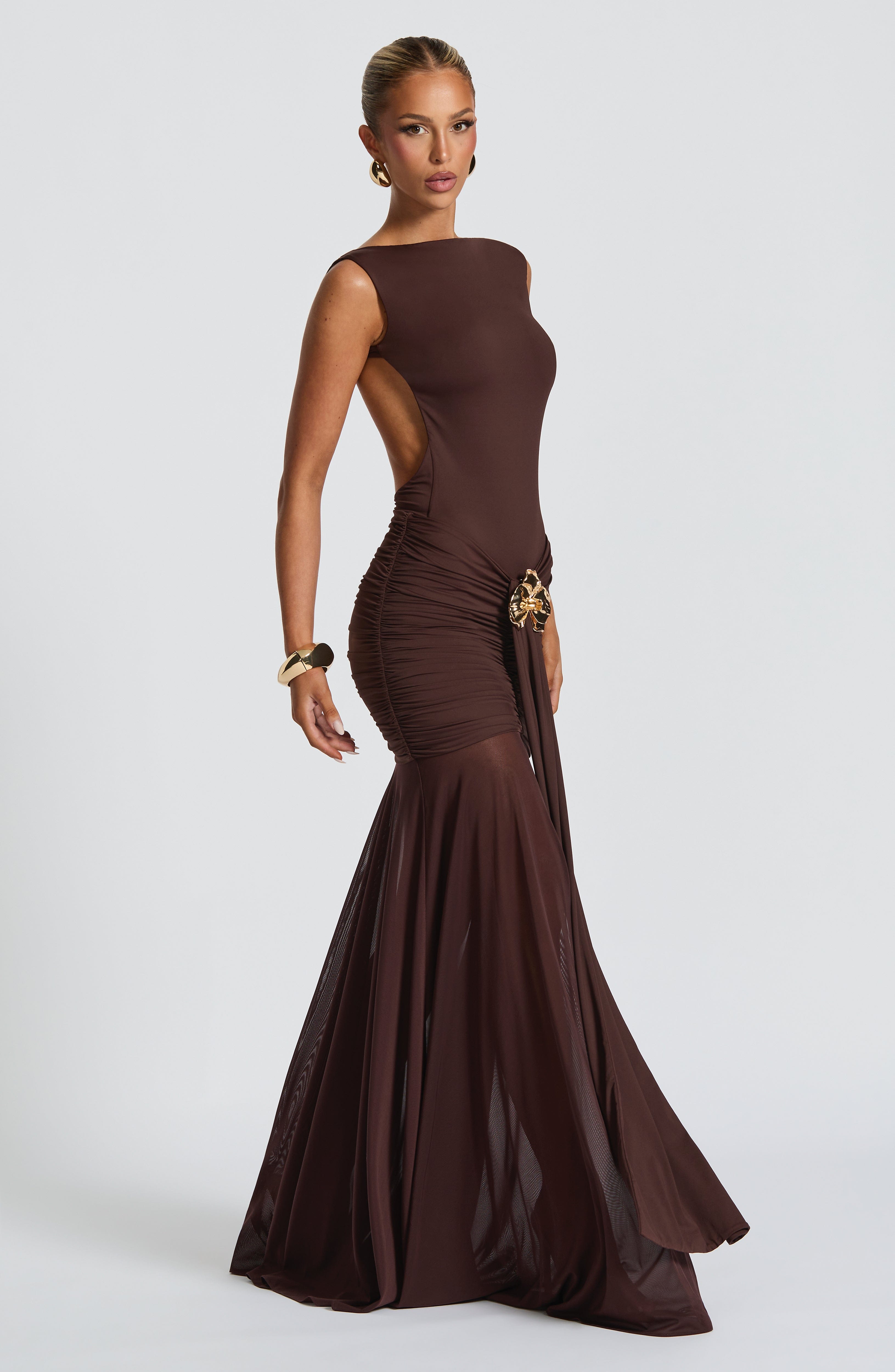 Tori Bodysuit - Plum Brown