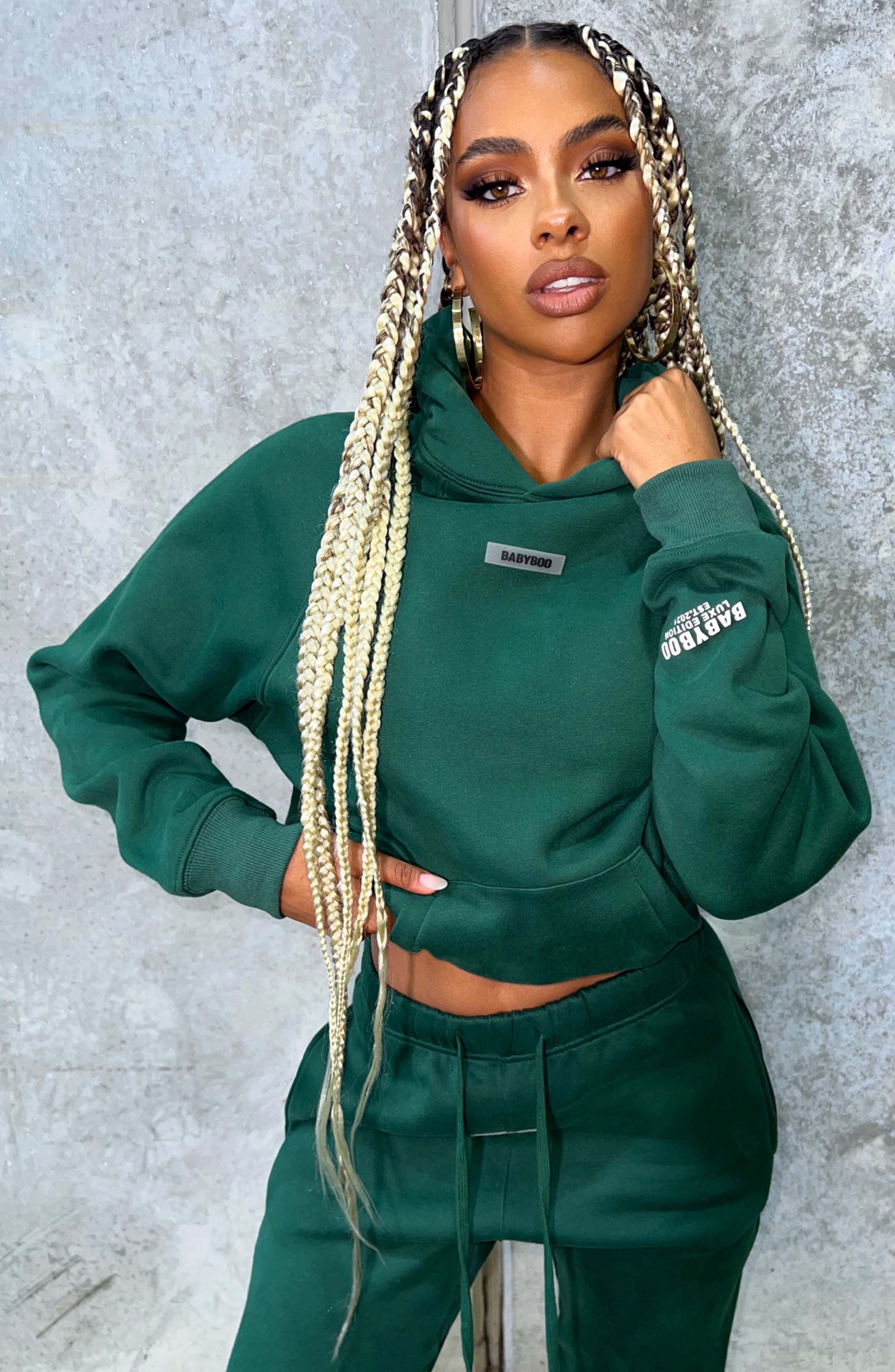 Ivy Luxe Hoodie - Emerald